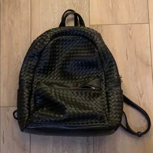 Faux Leather Backpack
